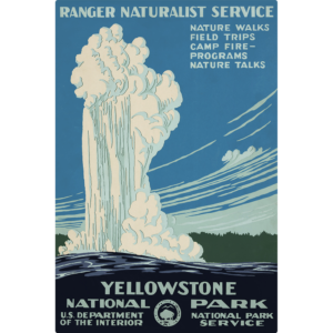 Vintage Yellowstone National Park