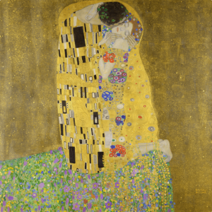 An image of the painting The Kiss by Gustav Klimt. -Unique Wall Décor