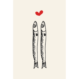 Sardines In Love -Unique Wall Décor