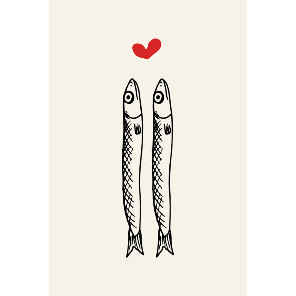 Sardines In Love -Unique Wall Décor